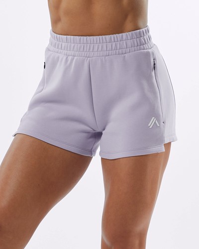 Alphalete Interlock Knit 3.5" Lyhyt Lilac | 275AGHZLK