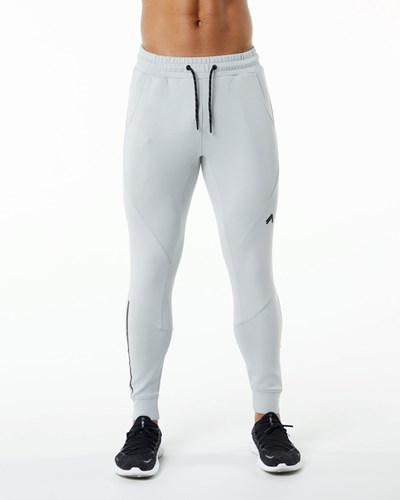 Alphalete Interlock Knit Cuffed Jogger Harmaat | 456QVXLDA