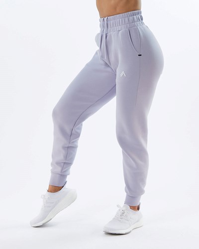 Alphalete Interlock Knit Cuffed Jogger Lilac | 642IMPWKA