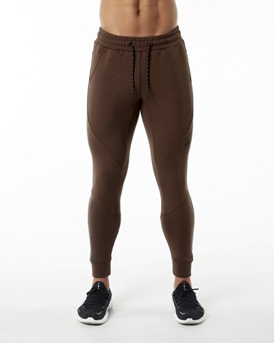 Alphalete Interlock Knit Cuffed Jogger Ruskea | 701FAGRLZ