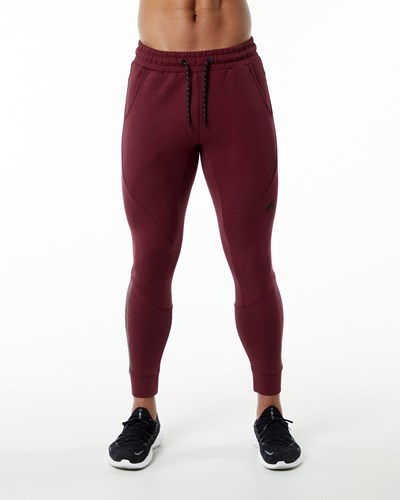 Alphalete Interlock Knit Cuffed Jogger Viininpunainen | 146GBHAQM