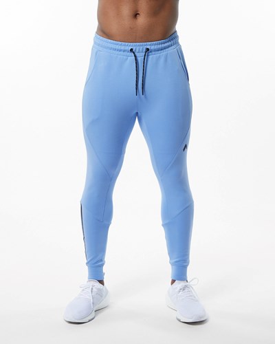 Alphalete Interlock Knit Cuffed Jogger Vaaleansininen | 396WSTEXN