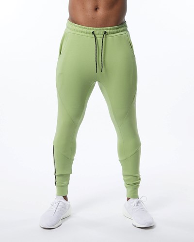 Alphalete Interlock Knit Cuffed Jogger Vaaleanvihreä | 803ABKQPL