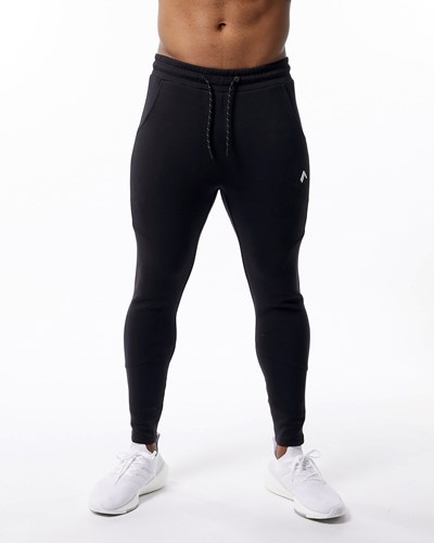 Alphalete Interlock Knit Zip Jogger Mustat | 346RUTCZA