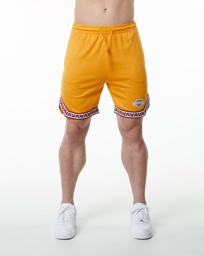 Alphalete Jersey Knit Lyhyt Marigold | 498OFWPML