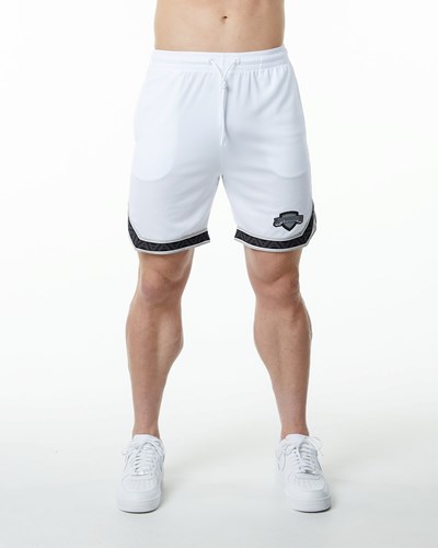 Alphalete Jersey Knit Lyhyt Valkoinen | 354AIRCSE