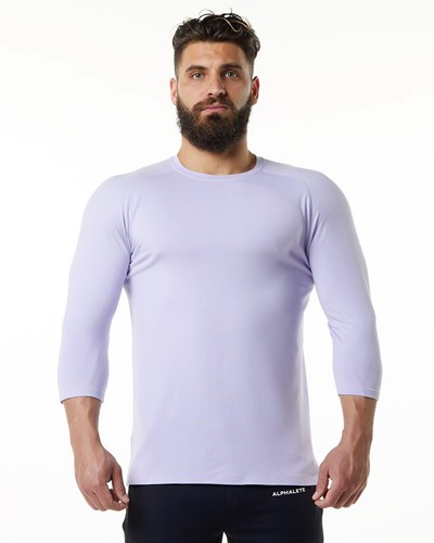 Alphalete Premium 3/4 Sleeve Tee Lilac Haze | 279LUITVC