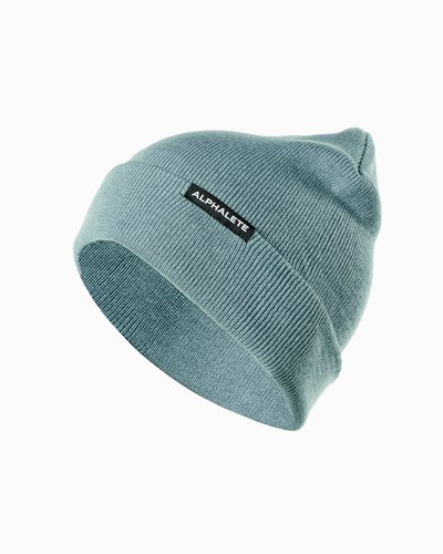 Alphalete Puuvilla Knit Beanie Sininen | 715LOPUIS