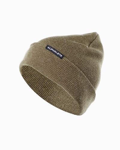 Alphalete Puuvilla Knit Beanie Tumman | 689QVEBNA