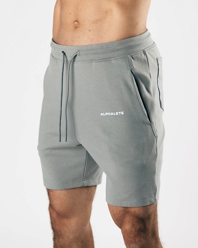 Alphalete Relaxed All-Purpose 8" Puuvilla Lyhyt Harmaat | 709XZCQVH