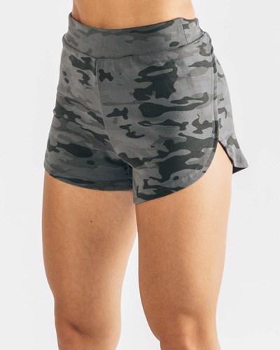 Alphalete Relaxed Single-Brushed High Slit Lyhyt Camo | 216IVLDOB