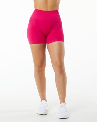 Alphalete Seamless Scrunch 4.5" Lyhyt Pinkki | 120DCAOZW