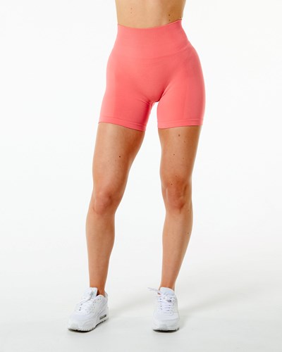 Alphalete Seamless Scrunch 4.5" Lyhyt Pinkki | 364IHDFAS