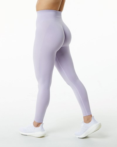 Alphalete Seamless Scrunch Legging Misty Lilac | 846MCKYOS