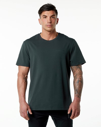 Alphalete Set-In Sleeve Tee Vihreä | 487NEAHPZ