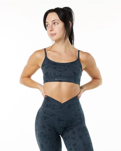 Alphalete Single Brushed Bra Sininen | 274LENGID