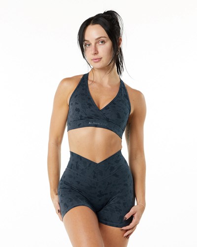 Alphalete Single Brushed Bra Sininen | 651YLHVDI