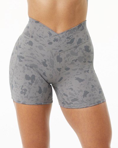 Alphalete Single Brushed Cross-Wrapped Lyhyt Harmaat | 507BZQMXI