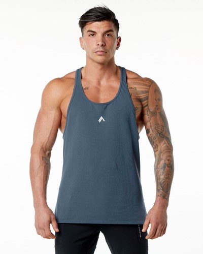 Alphalete Stepped Hem Stringer Sininen | 872AVNUQE