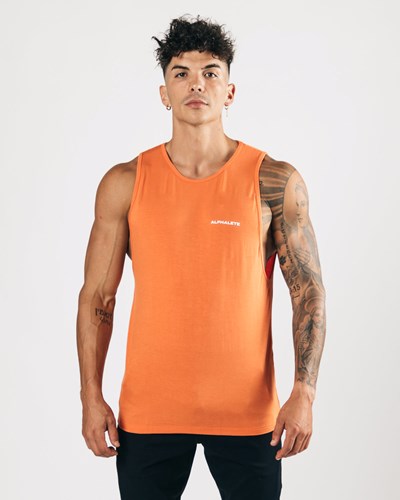 Alphalete Ultra-Stretch Tank Melon | 827QZKSWF