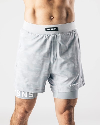 Alphalete Vuoratut Woven 4-Way Stretch 5" Lyhyt Hopea | 318COABTG