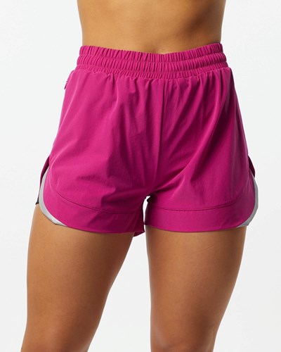 Alphalete Vuoratut Woven 4-Way Stretch Lyhyt Pinkki | 132EQICLJ