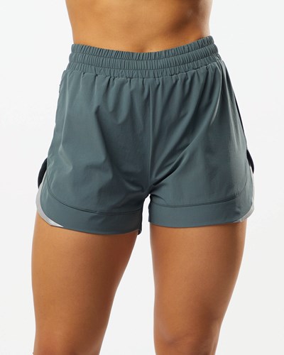 Alphalete Vuoratut Woven 4-Way Stretch Lyhyt Harmaat | 360MQYAIN