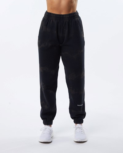 Alphalete Washed 30" Fleece Jogger Mustat | 523AJLXDV