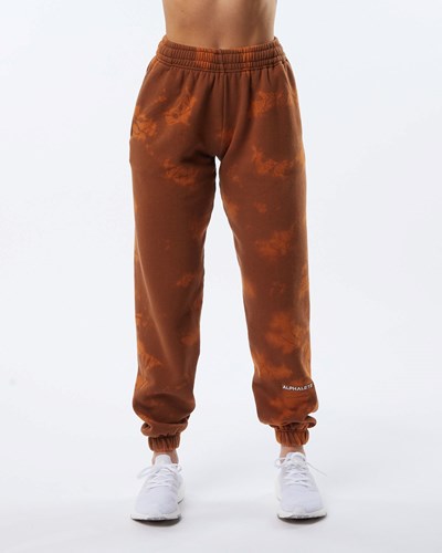 Alphalete Washed 30" Fleece Jogger Penny | 235VNCJGT