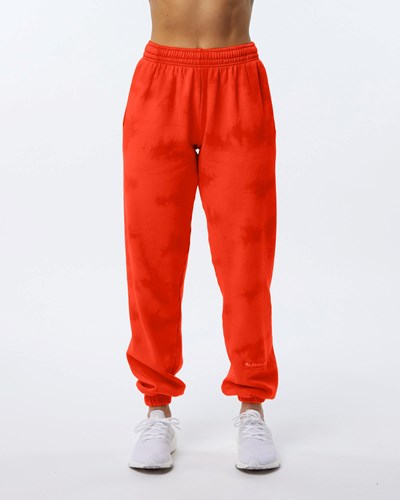 Alphalete Washed 30" Fleece Jogger Strawberry | 763ZLPBQK