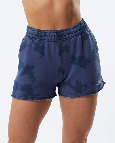 Alphalete Washed 3.5" Fleece Lyhyt Moonlight | 952RYKTPD