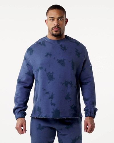 Alphalete Washed Fleece Villa Moonlight | 369GJYZHA