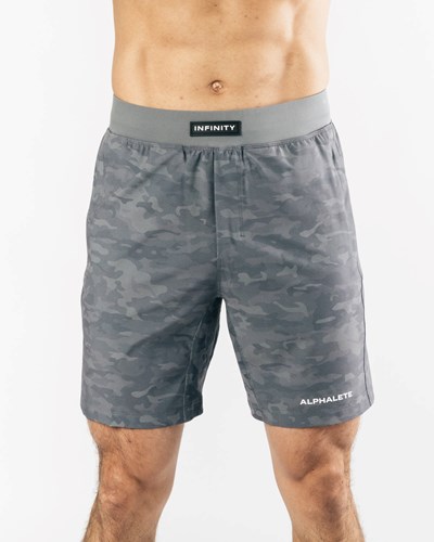 Alphalete Woven 4-Way Stretch 7" Lyhyt Harmaat | 306VZMBHQ