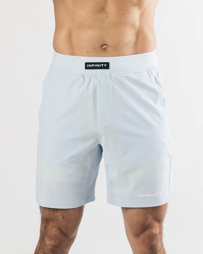 Alphalete Woven 4-Way Stretch 7" Lyhyt Sininen | 813LSZATK