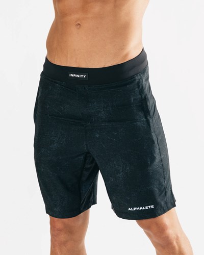 Alphalete Woven 4-Way Stretch 9" Lyhyt Static Noise | 719BRYDJA
