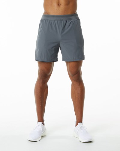 Alphalete Woven Koulutus Lyhyt Harmaat | 475LTARFW