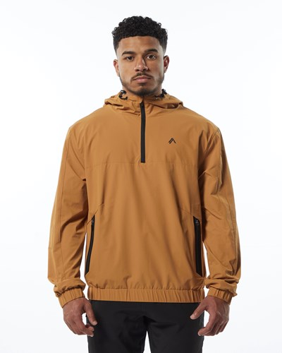 Alphalete Woven Performance Jacket Chestnut | 452CUOREG