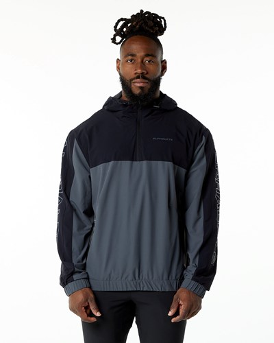 Alphalete Woven Performance Jacket Harmaat | 591VXDPGQ