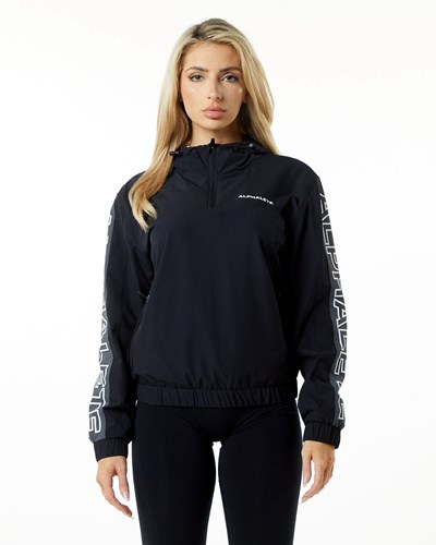 Alphalete Woven Performance Jacket Mustat | 734HQXSEM