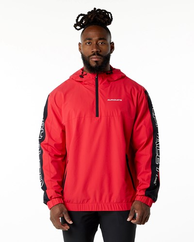 Alphalete Woven Performance Jacket Punainen | 493ESYGKZ
