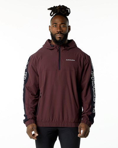 Alphalete Woven Performance Jacket Tumman | 372DPCSXH